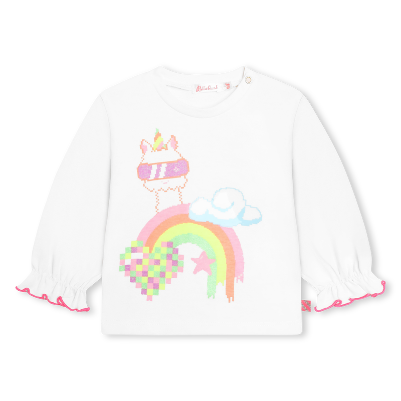 Ruffled cuff long-sleeve BILLIEBLUSH 
                    GIRL