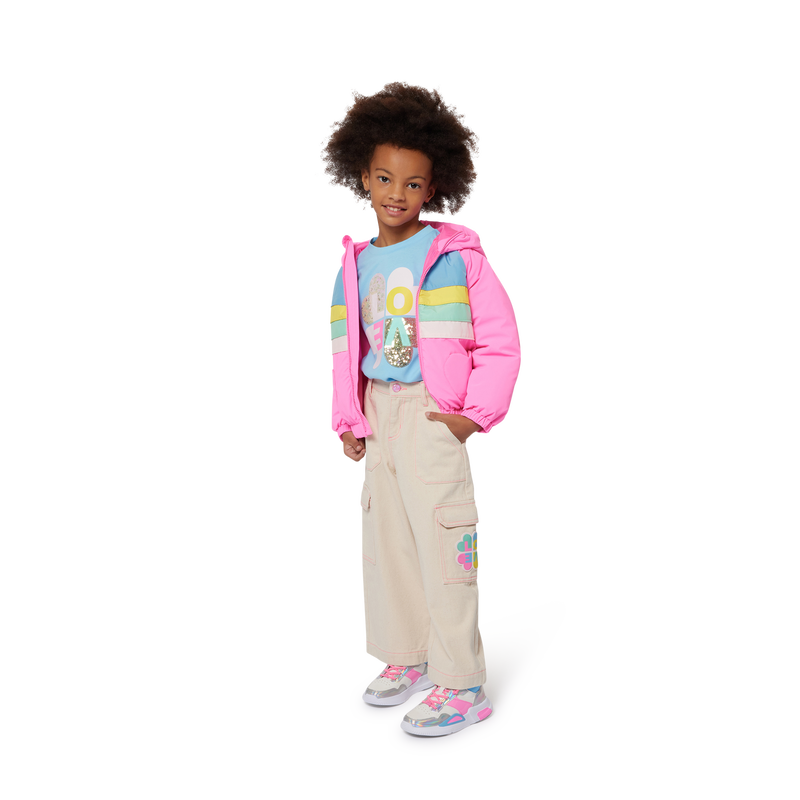 Multicolored Puffer Jacket BILLIEBLUSH 
                        GIRL