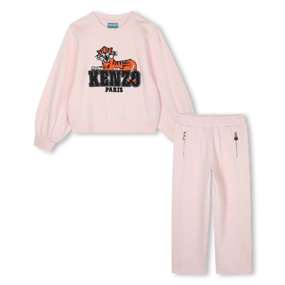 Sweatshirt and pants set KENZO KIDS GIRL