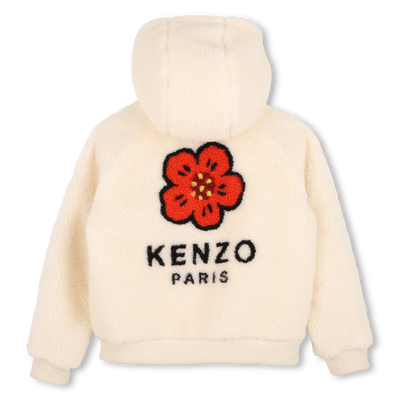 Hooded cardigan KENZO KIDS GIRL