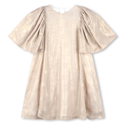 Jacquard Lam&eacute; Dress KENZO KIDS GIRL