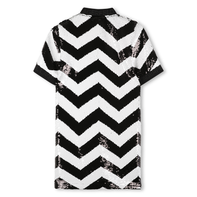 Dress with zip opening KARL LAGERFELD KIDS GIRL