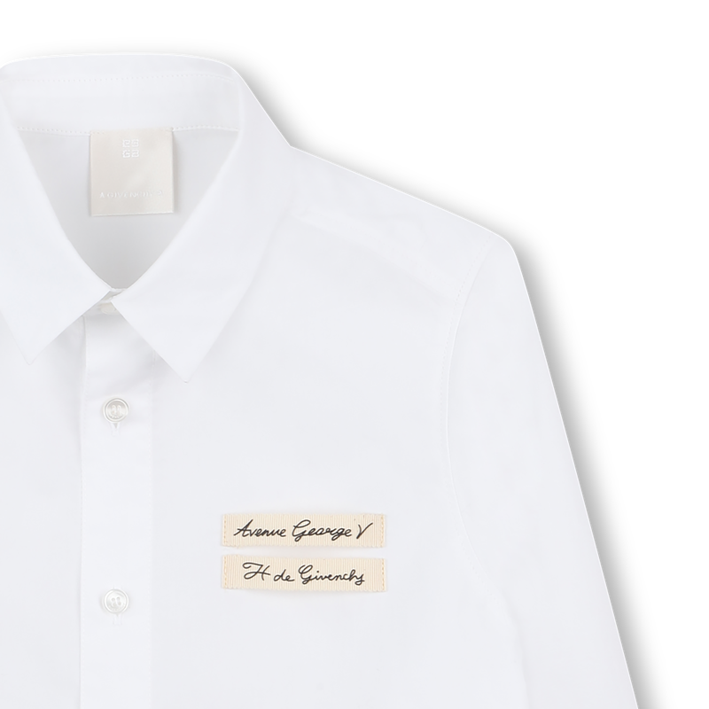 Cotton poplin shirt GIVENCHY 
                        BOY
