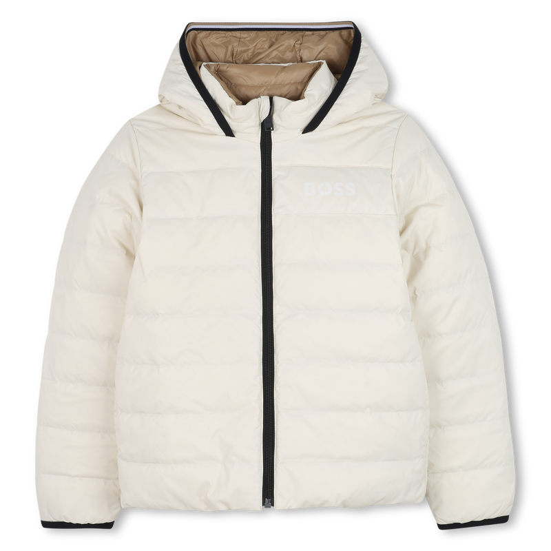 Reversible hooded down jacket BOSS 
                        BOY