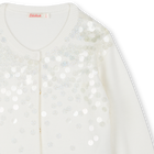 Cotton cardigan with sequins BILLIEBLUSH 
                    GIRL