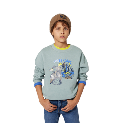 Denim knit trousers TIMBERLAND BOY