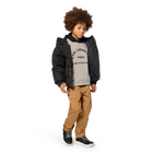 Hooded down jacket KARL LAGERFELD KIDS 
                    BOY
