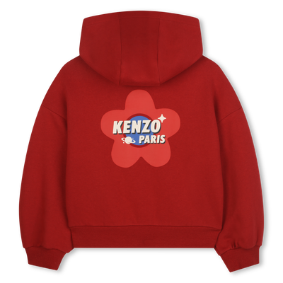 Fleece hoodie KENZO KIDS GIRL