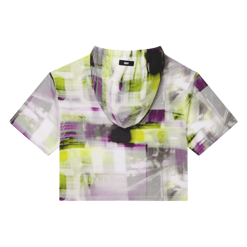 Hooded cotton T-shirt DKNY 
                    GIRL