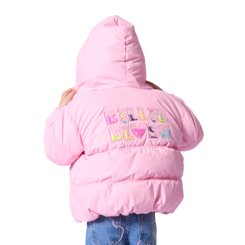 Hooded down jacket BILLIEBLUSH 
                        GIRL