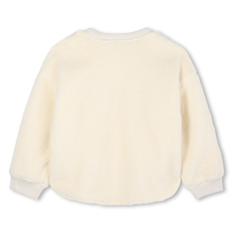 Fluffy fleece sweatshirt KENZO KIDS 
                        GIRL