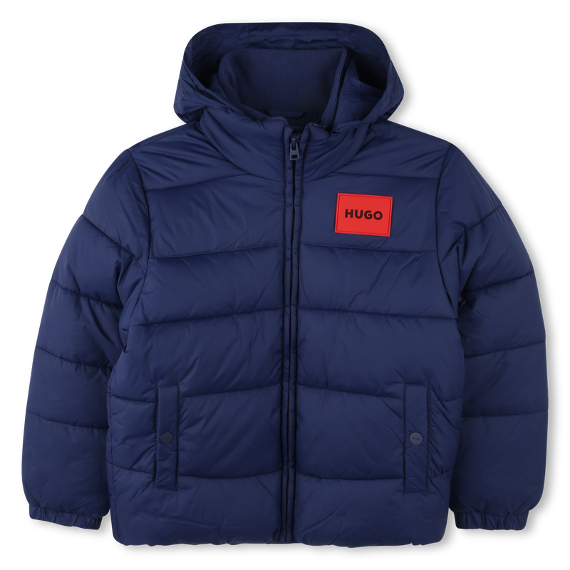 Zip-Up Water-Repellent Parka HUGO 
                        BOY