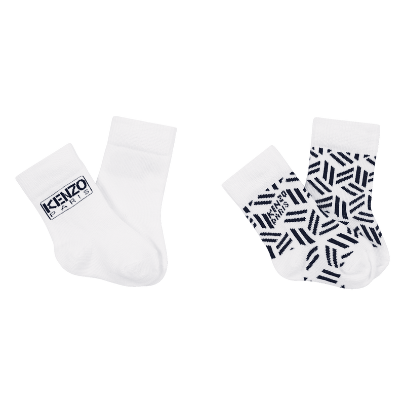 Set of 2 pairs of knitted socks KENZO KIDS 
                    UNISEX