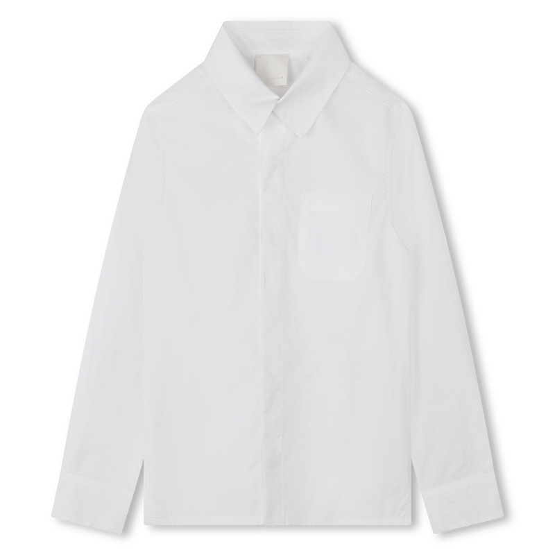 Printed Poplin Shirt GIVENCHY 
                    BOY