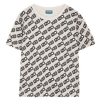 Printed cotton T-shirt KENZO KIDS BOY