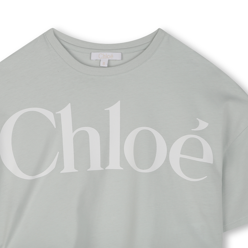 Short T-shirt with large logo CHLOE 
                    GIRL