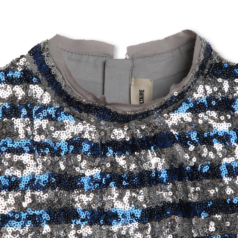 Sequined striped blouse ZADIG & VOLTAIRE 
                    GIRL