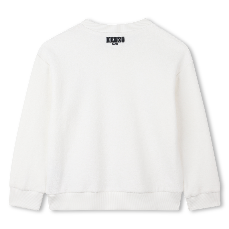 Fleece sweatshirt with a terry look KENZO KIDS 
                    BOY
