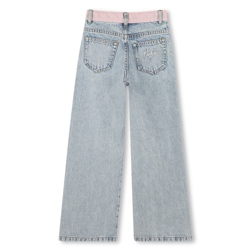 Jeans with adjustable waist SONIA RYKIEL 
                    GIRL