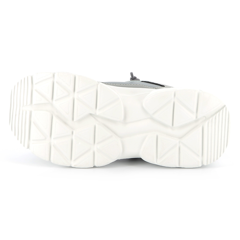 Bi-material lace-up sneakers HUGO 
                    GIRL