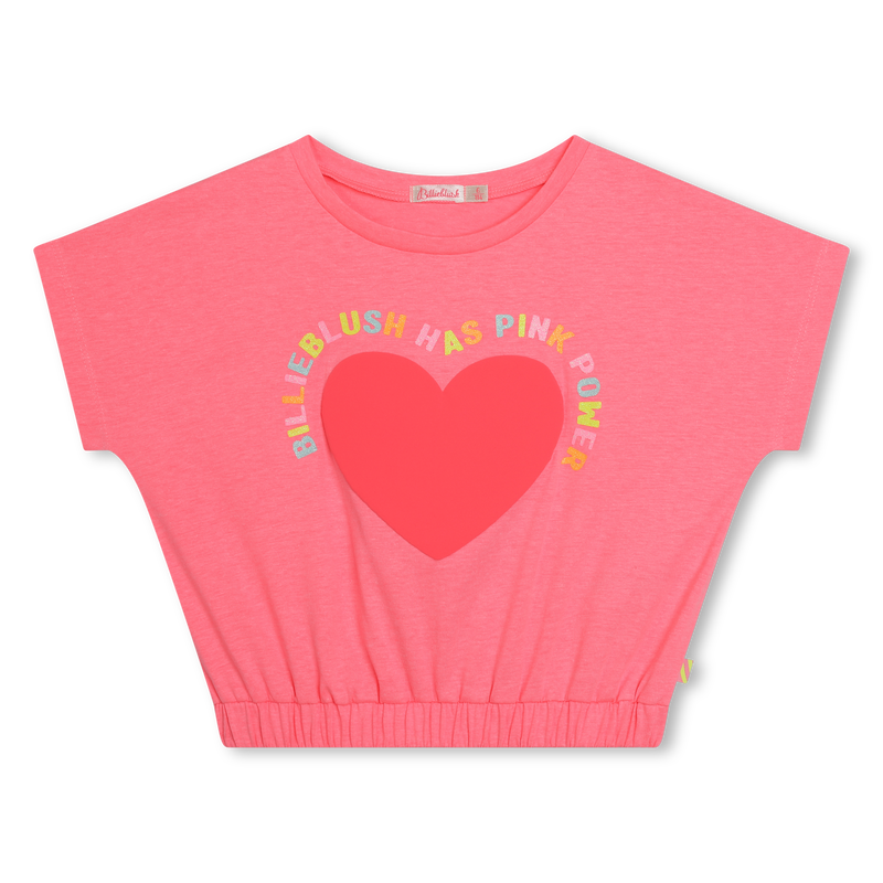 Short-sleeved cotton T-shirt BILLIEBLUSH 
                    GIRL