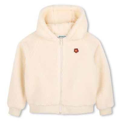 Hooded cardigan KENZO KIDS GIRL