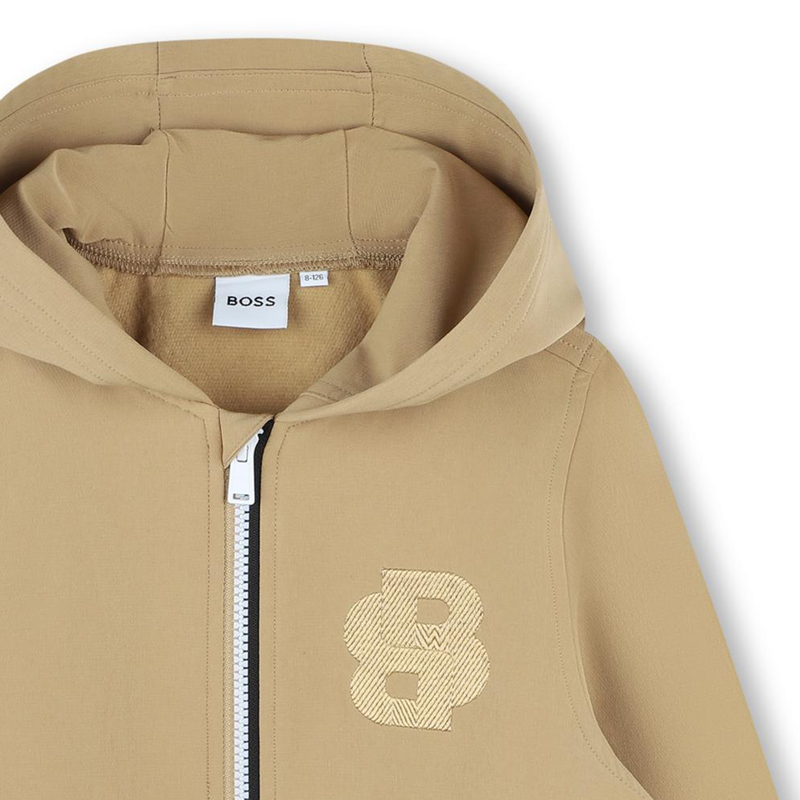 Zipped Hooded Cardigan BOSS 
                        BOY