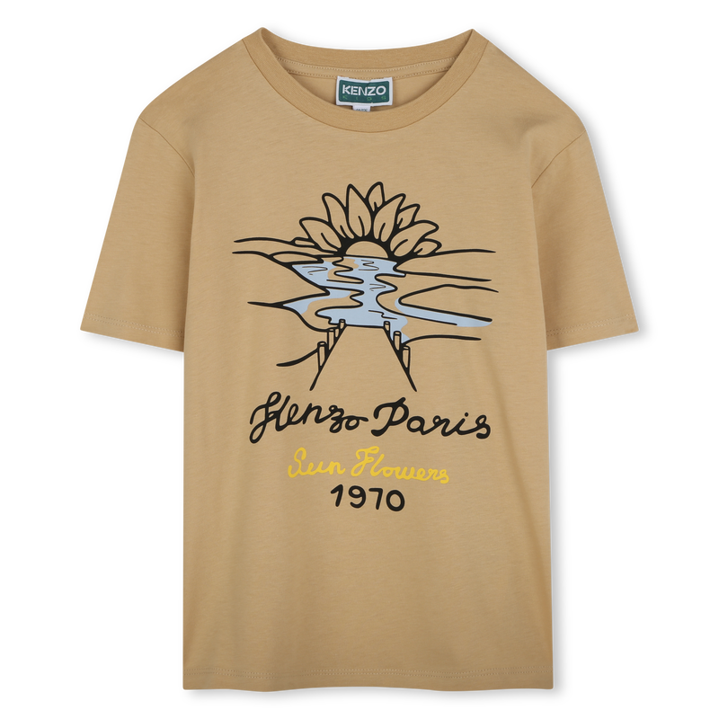 Short-sleeved cotton T-shirt KENZO KIDS 
                        BOY