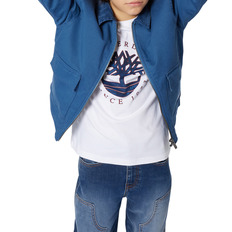 Patch Pocket Wide-Leg Jeans TIMBERLAND 
                        BOY