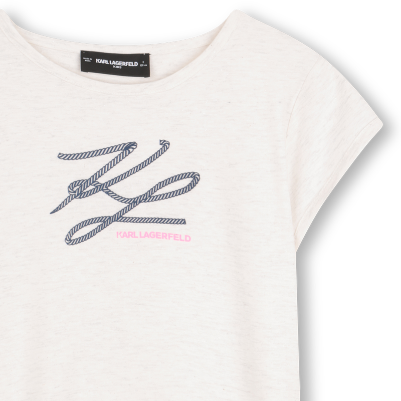 Short-Sleeved Dress KARL LAGERFELD KIDS 
                        GIRL