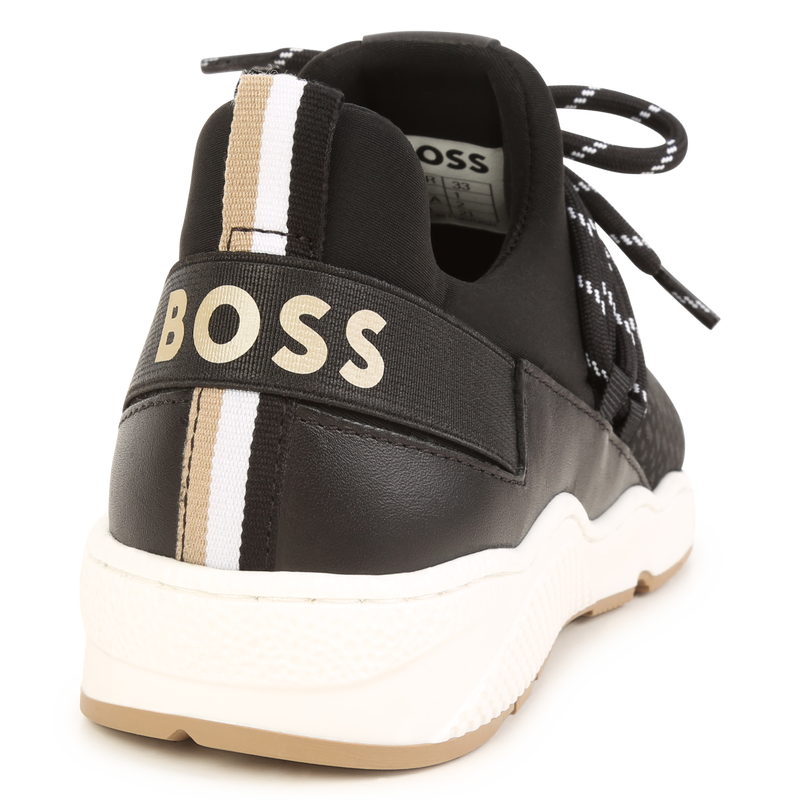 Lace-up leather sneakers BOSS 
                    BOY