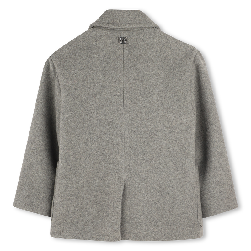 Wool cloth coat DKNY 
                        GIRL