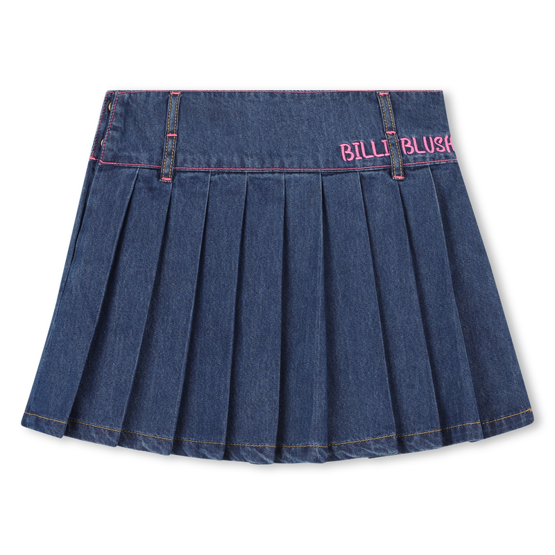 Pleated denim skirt BILLIEBLUSH 
                    GIRL