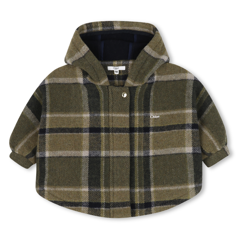 Plaid cape CHLOE 
                    GIRL