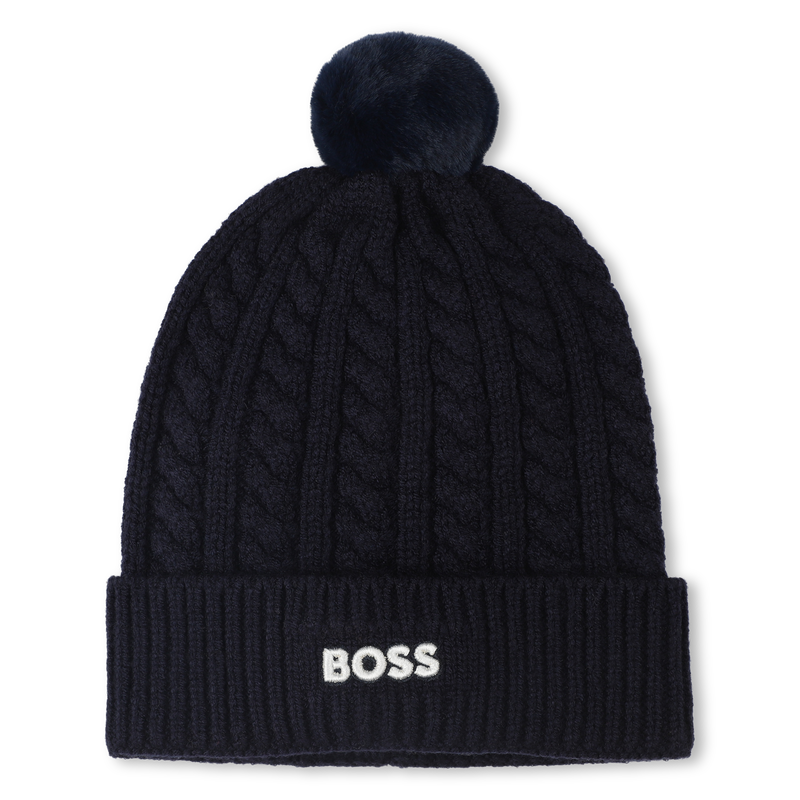 Cable knit beanie BOSS 
                    BOY