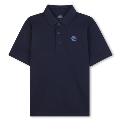 Short-sleeved cotton polo shirt TIMBERLAND BOY