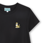 Embroidered badge flared dress KENZO KIDS 
                    GIRL