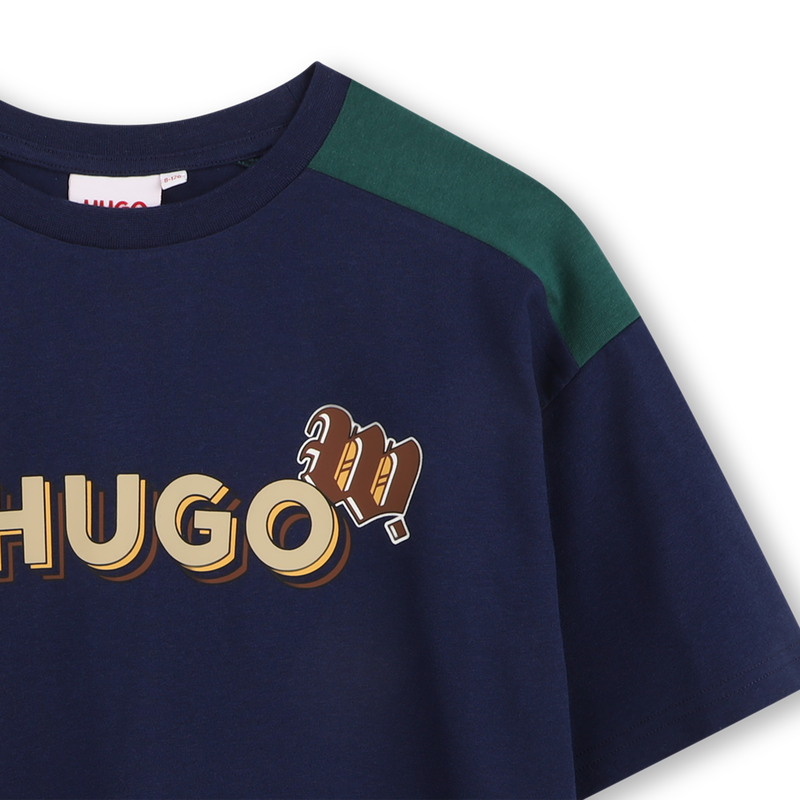 SHORT SLEEVES TEE-SHIRT HUGO 
                        BOY