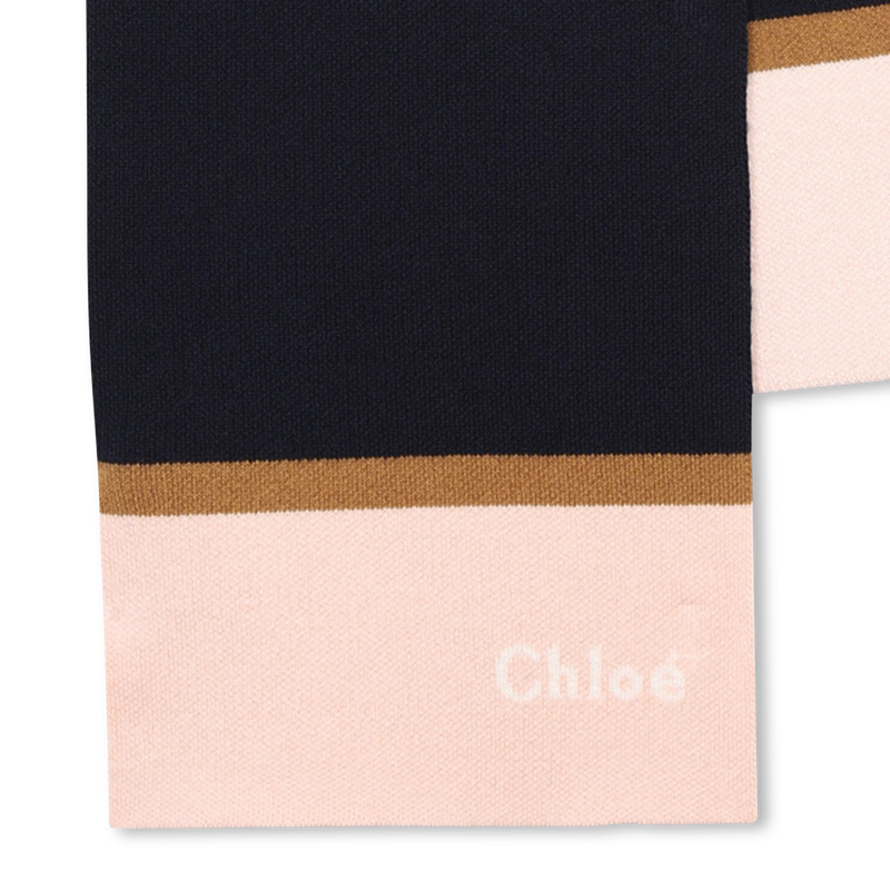 Three-Color Knitted Scarf CHLOE 
                    GIRL