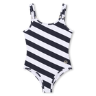Striped One-piece bathing suit MICHAEL KORS 
                    GIRL