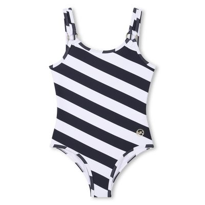 Striped One-piece bathing suit MICHAEL KORS GIRL