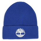 Knitted beanie, BLUE, hi-res