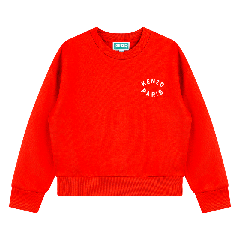 Cotton Fleece Sweatshirt KENZO KIDS 
                    GIRL