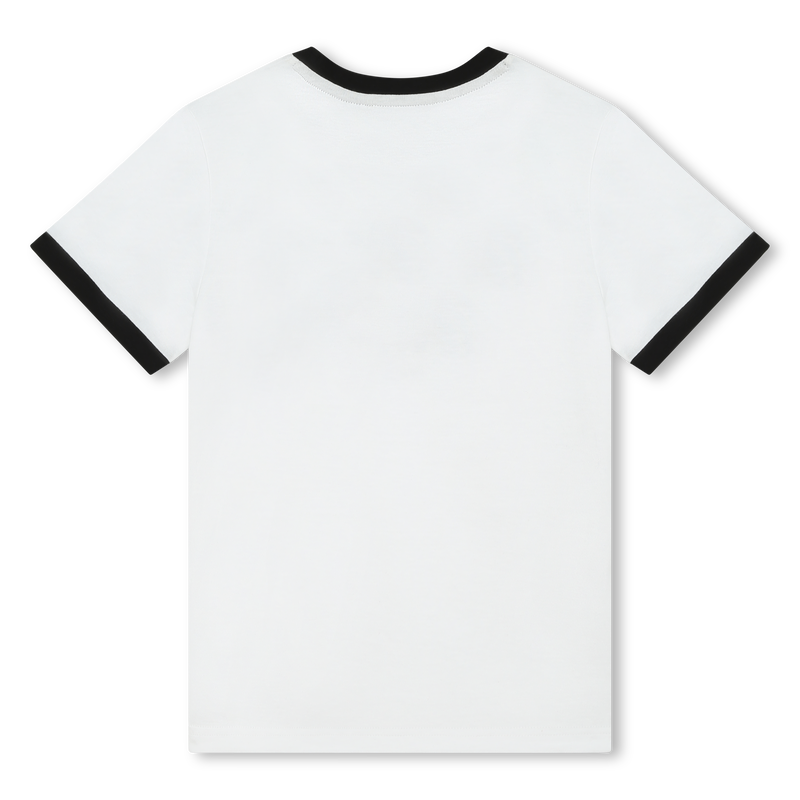 Two-toned cotton T-shirt DKNY 
                    BOY