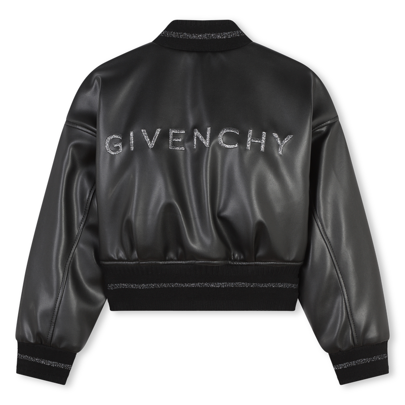 Press-Stud Logo Bomber Jacket GIVENCHY 
                    GIRL