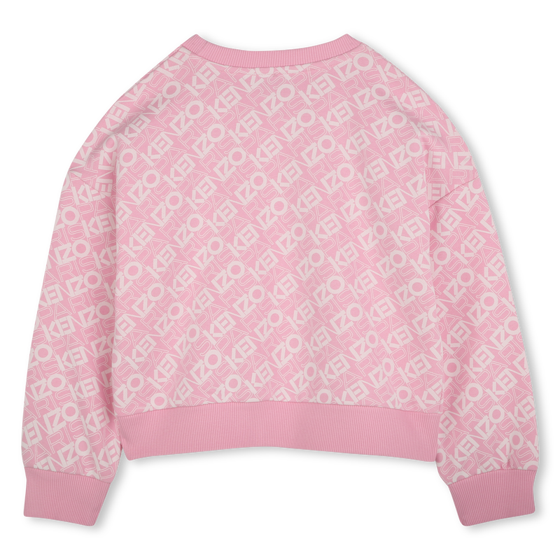 Cotton fleece sweatshirt KENZO KIDS 
                        GIRL