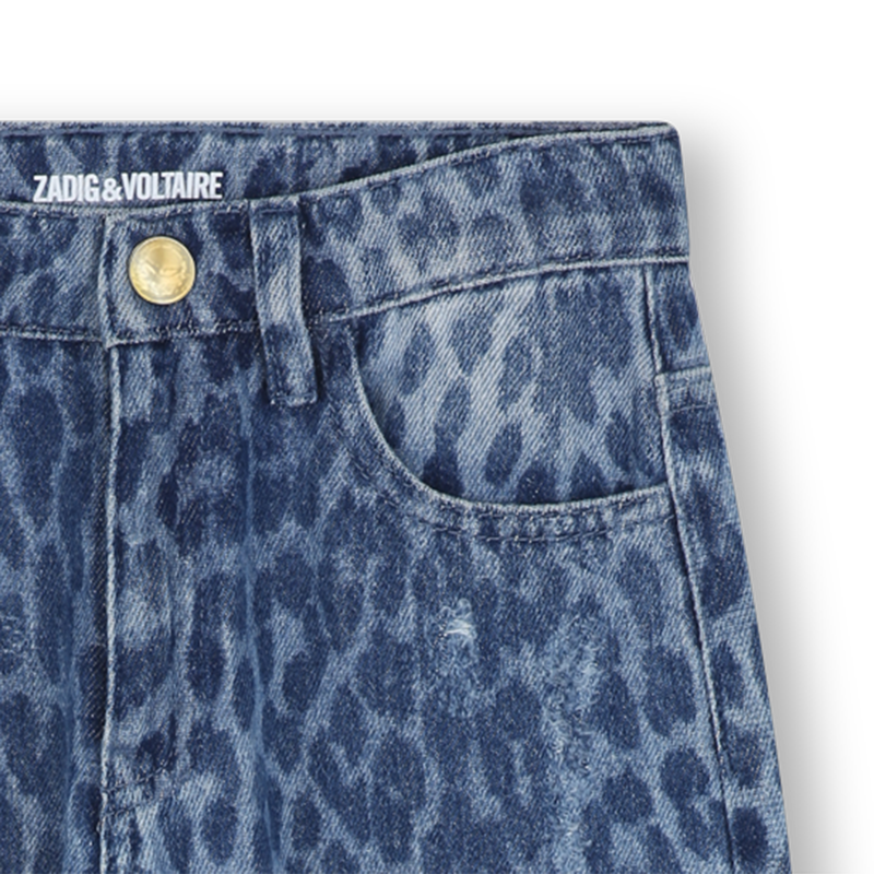Leopard print jeans ZADIG & VOLTAIRE 
                    GIRL