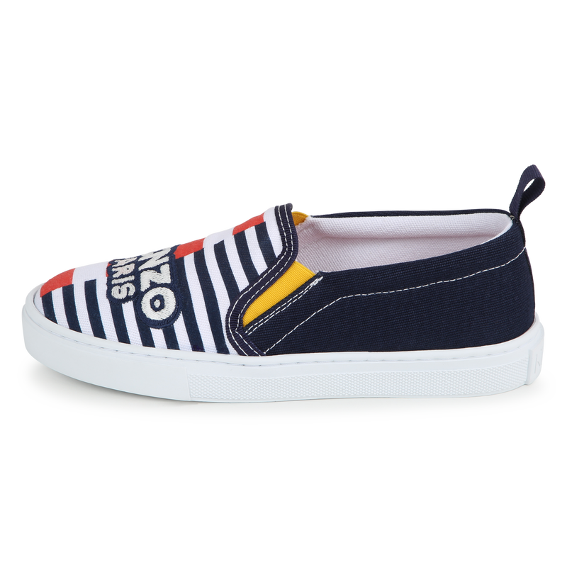 Cotton denim sneakers KENZO KIDS 
                    UNISEX