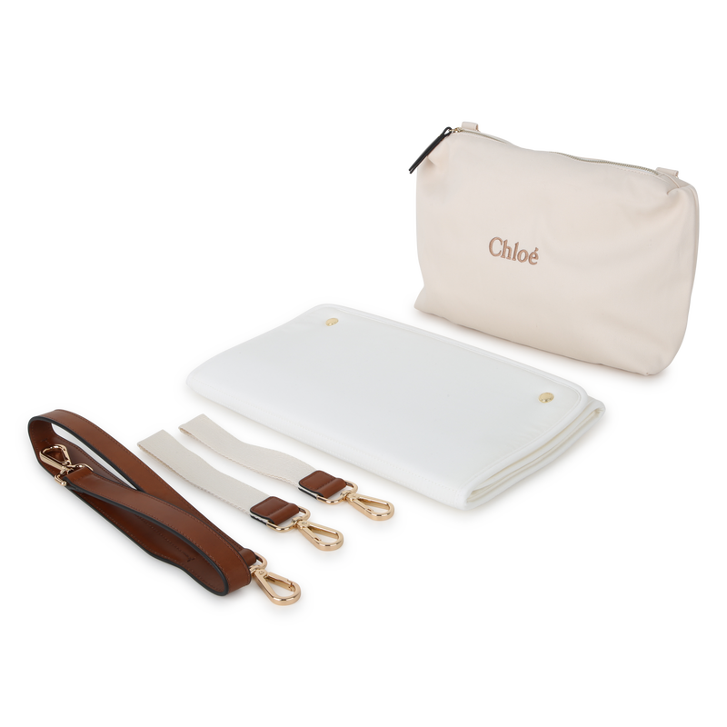 Bi-material diaper bag CHLOE 
                    GIRL