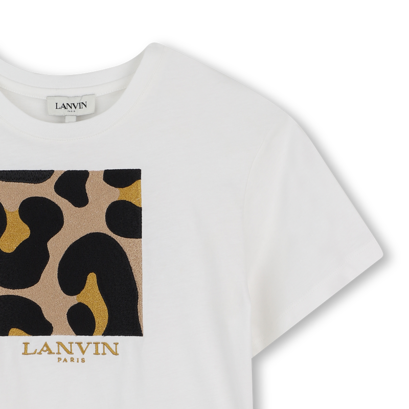 Short-sleeved printed T-shirt LANVIN 
                        GIRL